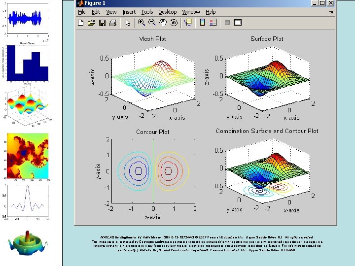 MATLAB for Engineers, by Holly Moore. ISBN 0 -13 -187244 -3. © 2007 Pearson MATLAB for Engineers, by Holly Moore. ISBN 0 -13 -187244 -3. © 2007 Pearson