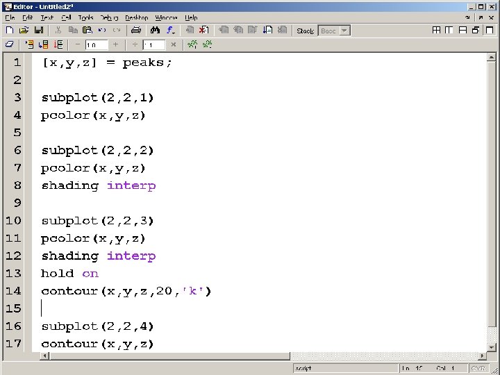 MATLAB for Engineers, by Holly Moore. ISBN 0 -13 -187244 -3. © 2007 Pearson MATLAB for Engineers, by Holly Moore. ISBN 0 -13 -187244 -3. © 2007 Pearson
