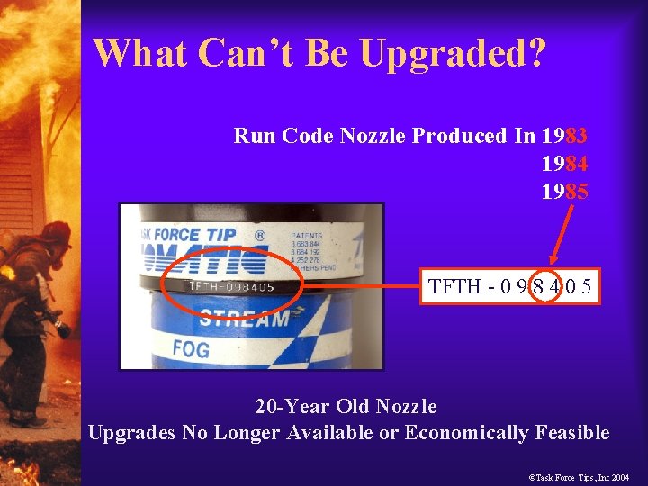 What Can’t Be Upgraded? Run Code Nozzle Produced In 1983 1984 1985 TFTH -