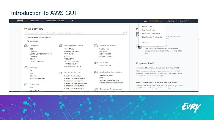 Introduction to AWS GUI 