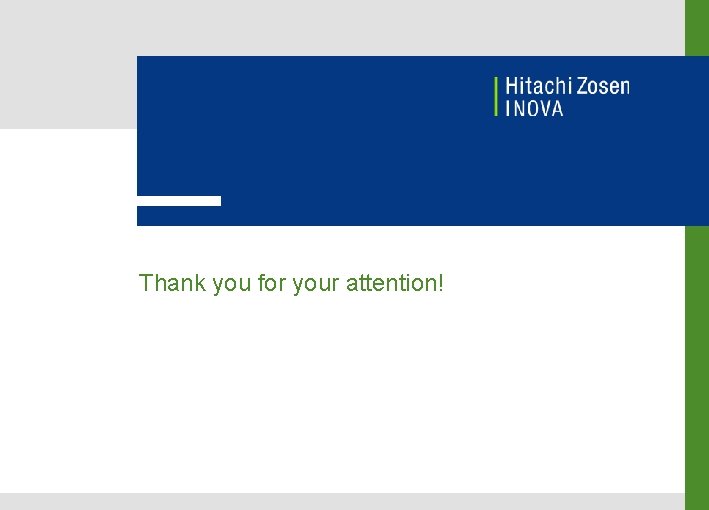 Thank you for your attention! 