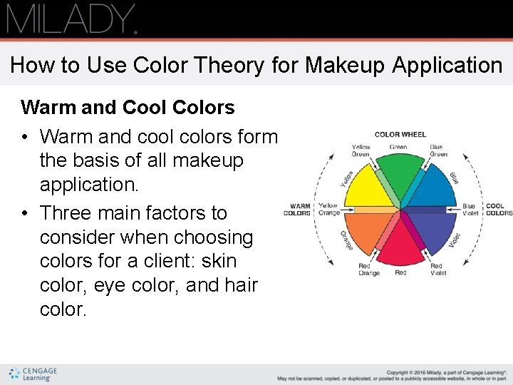 How to Use Color Theory for Makeup Application Warm and Cool Colors • Warm