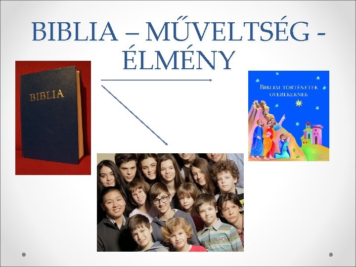 BIBLIA – MŰVELTSÉG ÉLMÉNY 