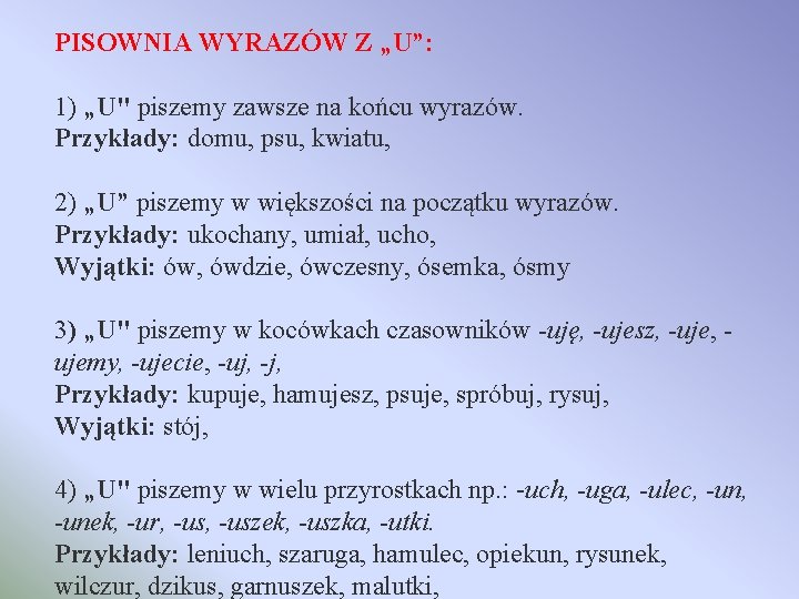 OPIS PREZENTACJI Chc pisa bez bdw Prezentacja skada