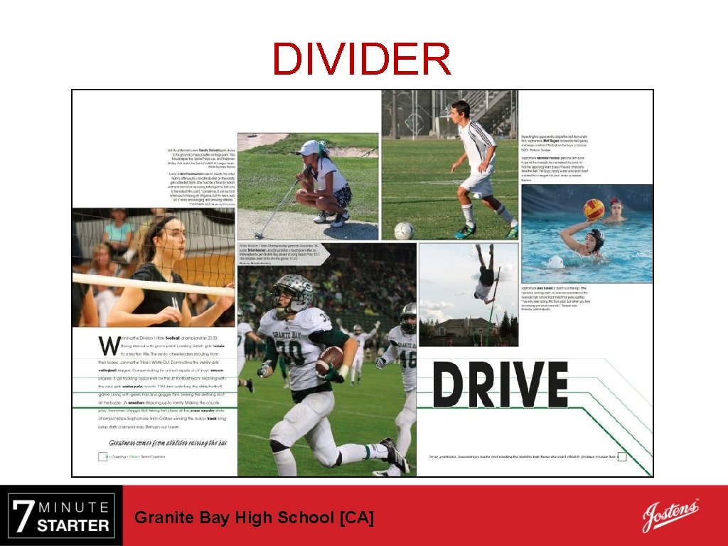 DIVIDER Granite Bay High School [CA] 