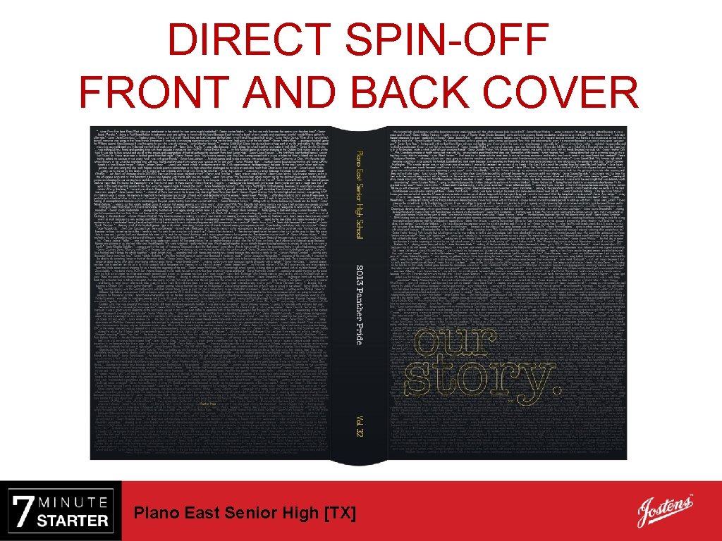 DIRECT SPIN-OFF FRONT AND BACK COVER Plano East Senior High [TX] 