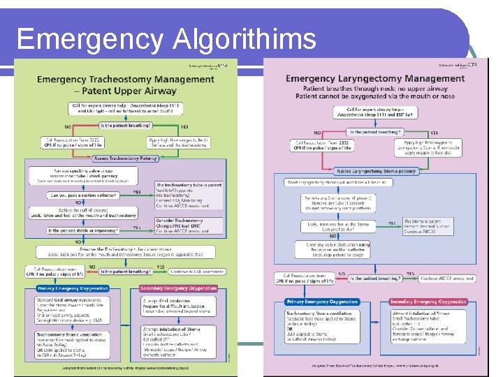 Emergency Algorithims 