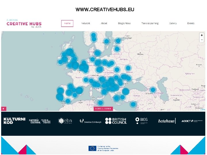 WWW. CREATIVEHUBS. EU Text place 
