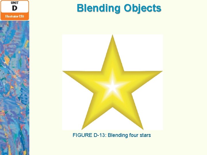 Blending Objects FIGURE D-13: Blending four stars 