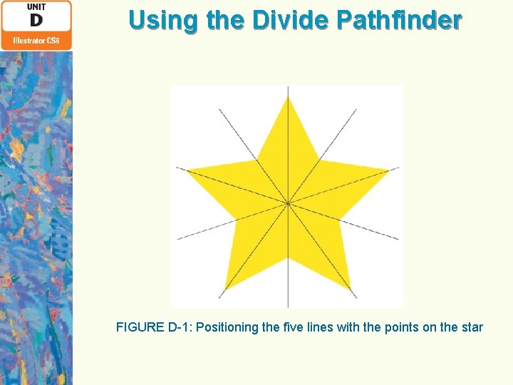 Using the Divide Pathfinder FIGURE D-1: Positioning the five lines with the points on