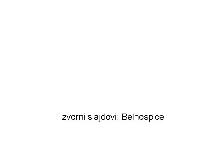 Izvorni slajdovi: Belhospice 