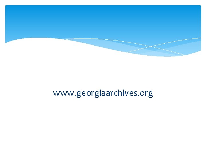 www. georgiaarchives. org 