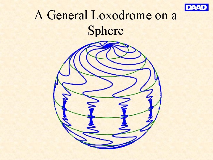 A General Loxodrome on a Sphere 