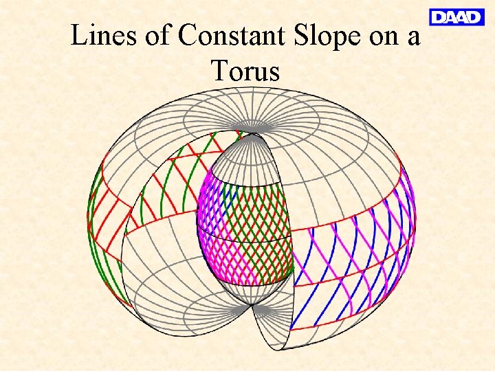 Lines of Constant Slope on a Torus 