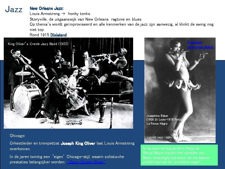 Jazz New Orleans Jazz: Louis Armstrong honky tonks Storyville, de uitgaanswijk van New Orleans