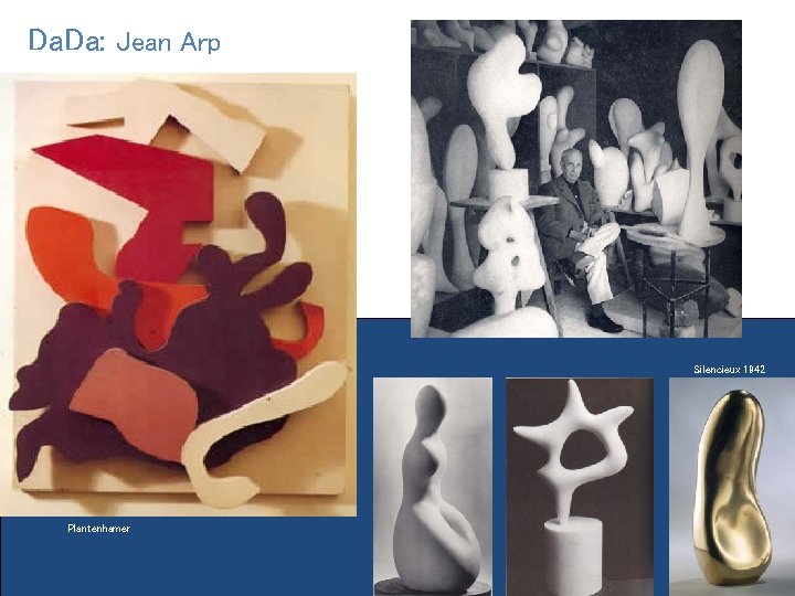 Da. Da: Jean Arp Silencieux 1942 Plantenhamer 