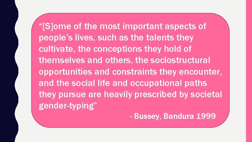 “[S]ome of the most important aspects of people’s lives, such as the talents they