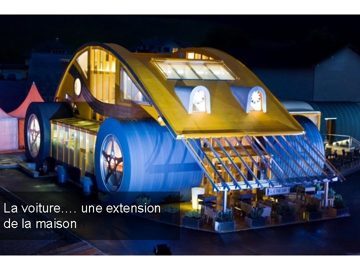 La voiture…. une extension de la maison 