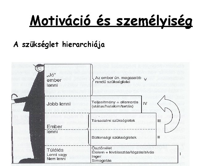 Motiváció és személyiség A szükséglet hierarchiája 