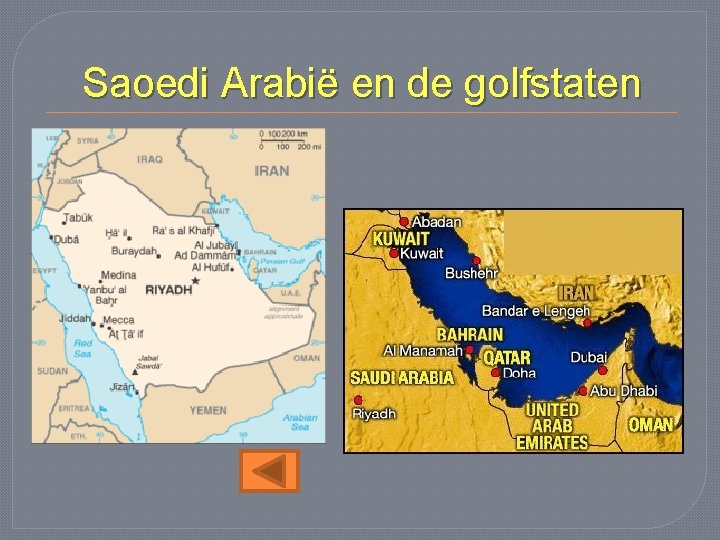 Saoedi Arabië en de golfstaten 