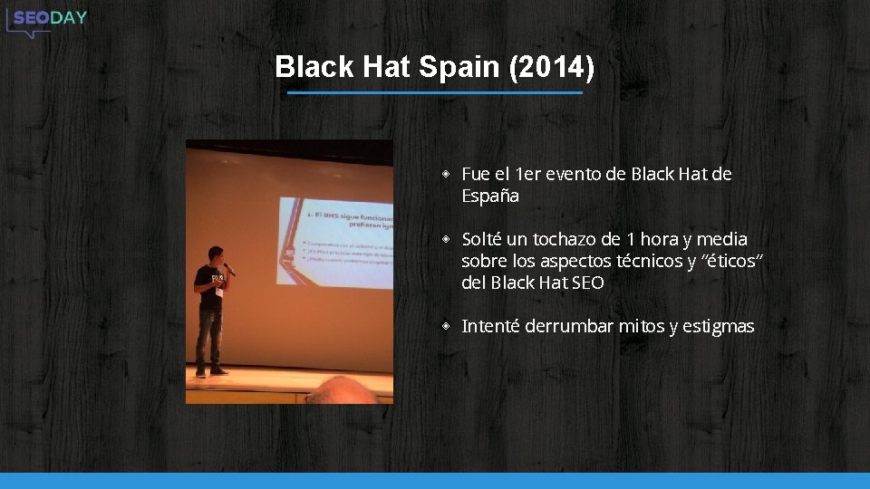 Black Hat Spain (2014) ◈ Fue el 1 er evento de Black Hat de