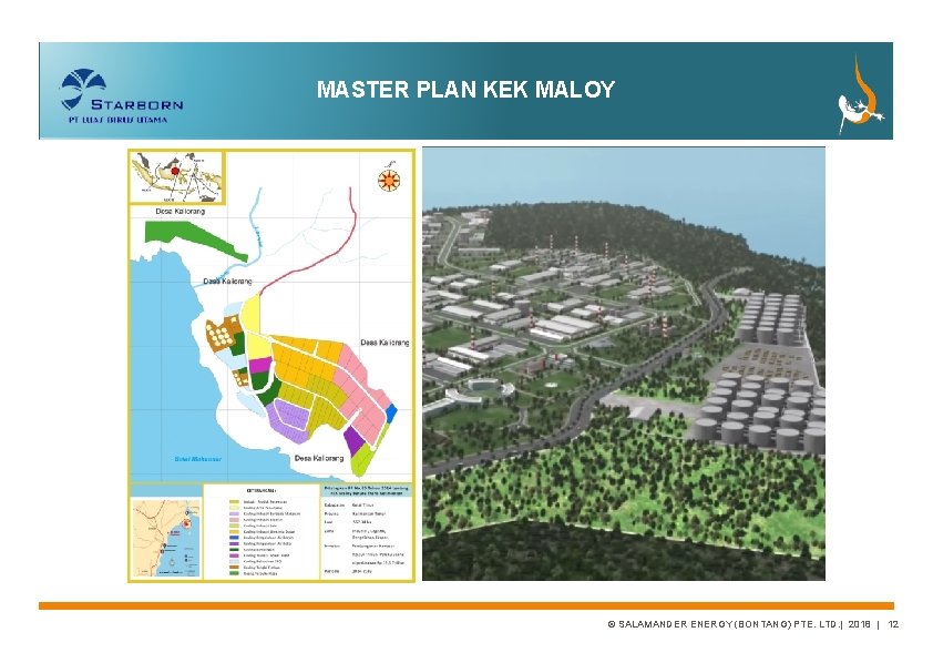 MASTER PLAN KEK MALOY © SALAMANDER ENERGY (BONTANG) PTE. LTD. | 2018 | 12