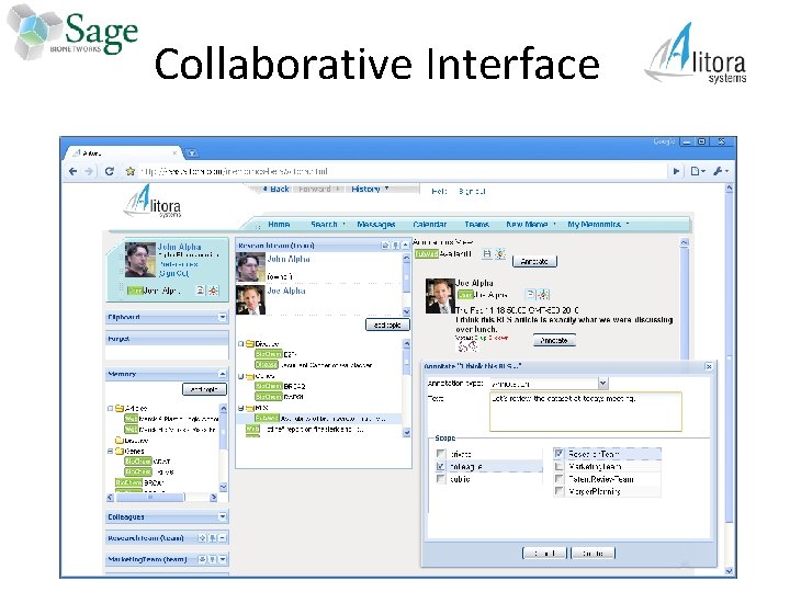 Collaborative Interface 