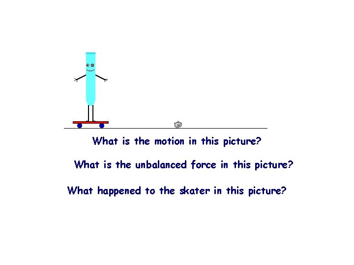 What is the motion in this picture? What is the unbalanced force in this