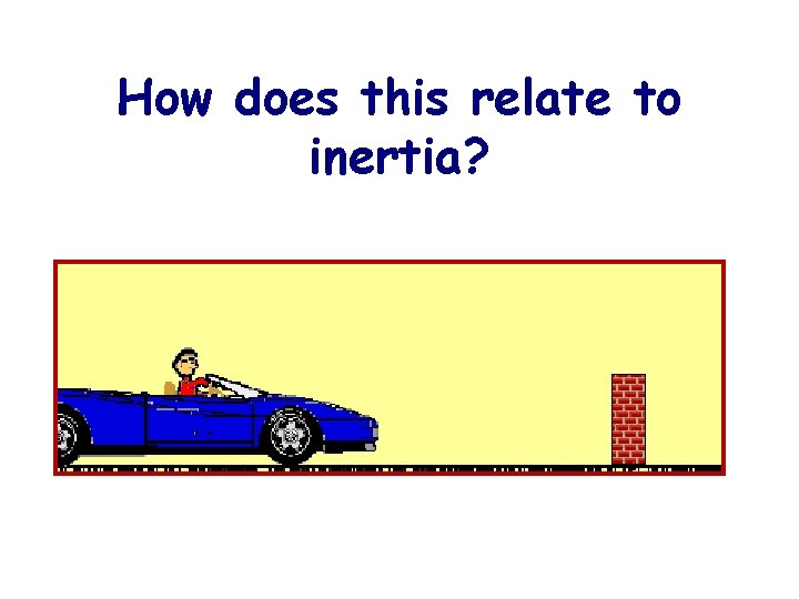 How does this relate to inertia? 