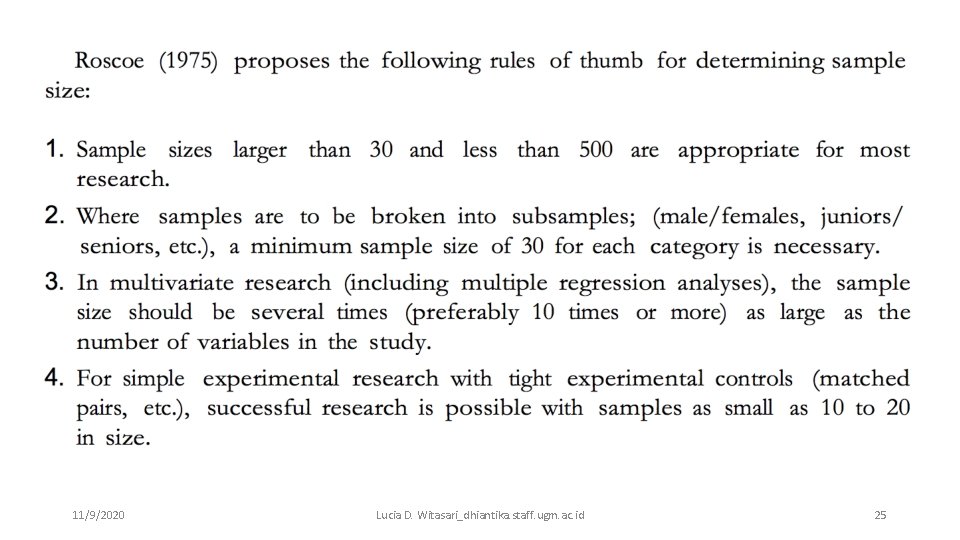 11/9/2020 Lucia D. Witasari_dhiantika. staff. ugm. ac. id 25 