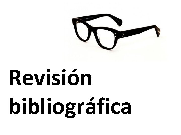 Revisión bibliográfica 