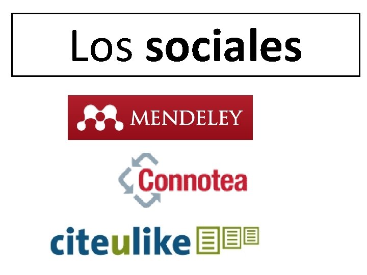 Los sociales 