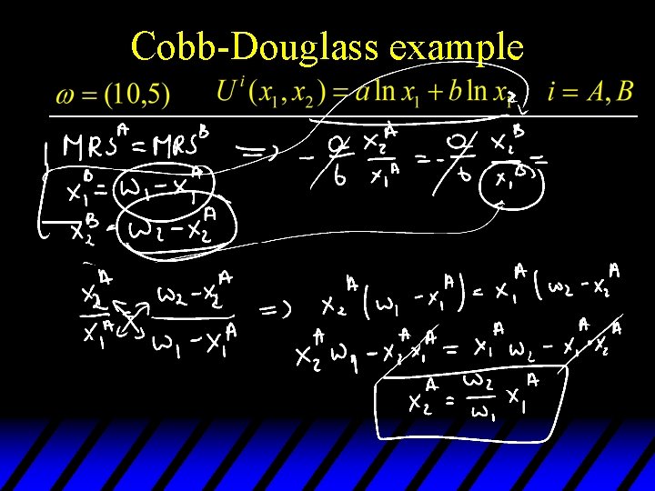 Cobb-Douglass example 
