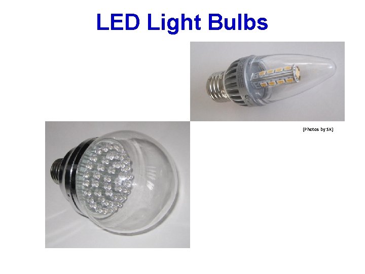 LED Light Bulbs (Photos by SK) 