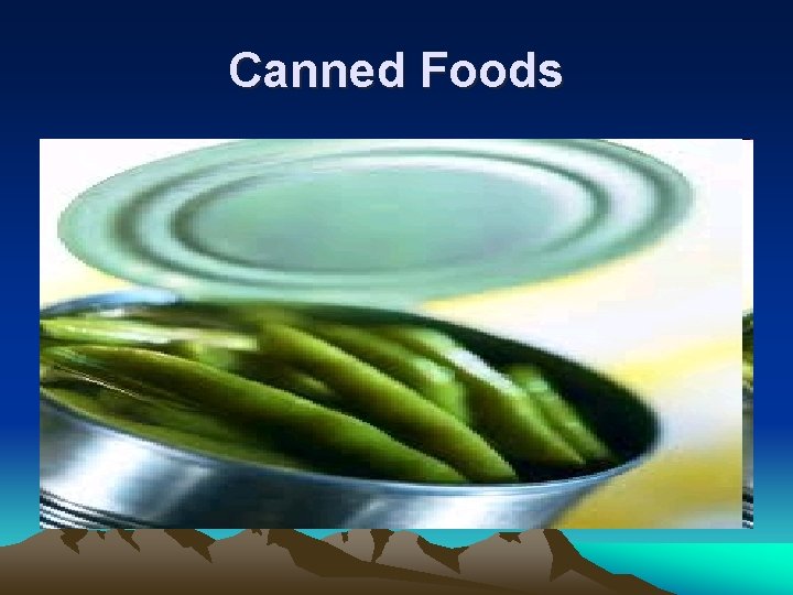 Canned Foods 