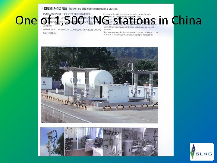 One of 1, 500 LNG stations in China 