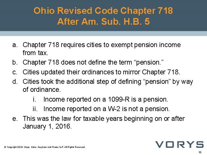 Ohio Revised Code Chapter 718 After Am. Sub. H. B. 5 a. Chapter 718