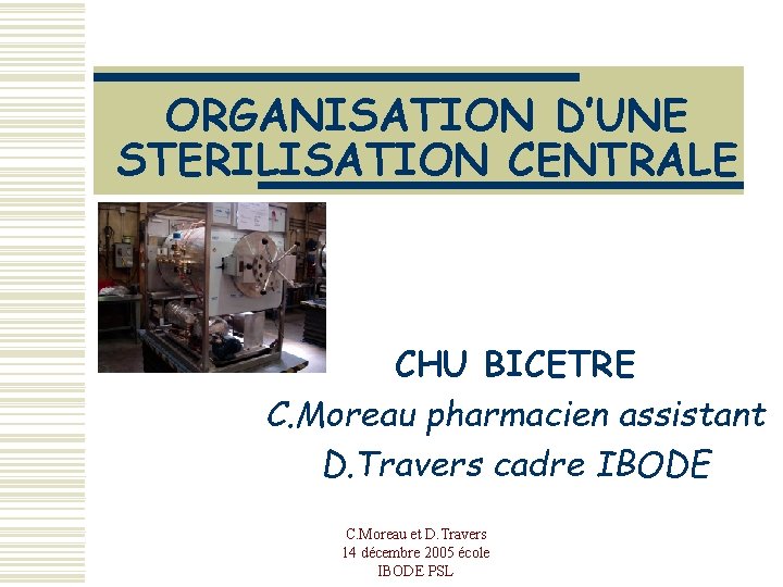ARCHITECTURE ET LOCAUX EN STERILISATION CHU BICETRE C architecture-et-locaux-en-sterilisation-chu-bicetre-c