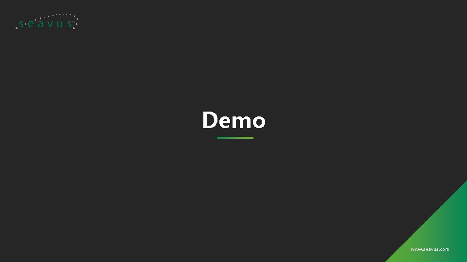 Demo www. seavus. com 