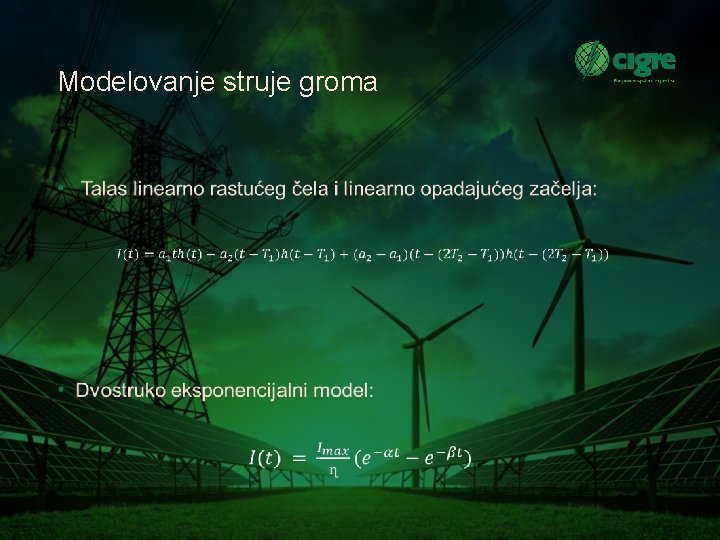 Modelovanje struje groma • 