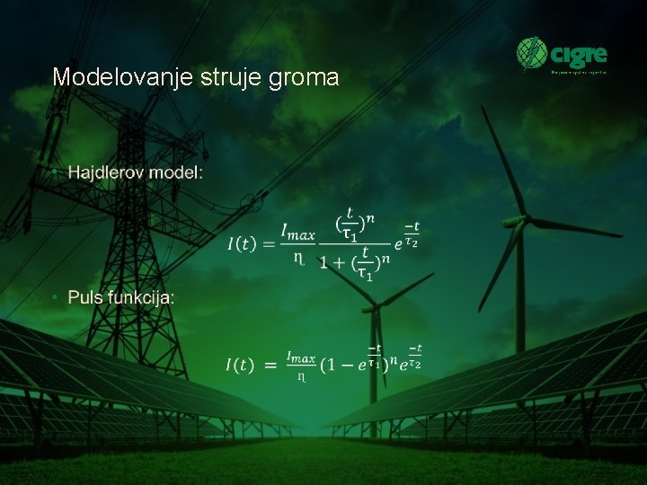 Modelovanje struje groma • 