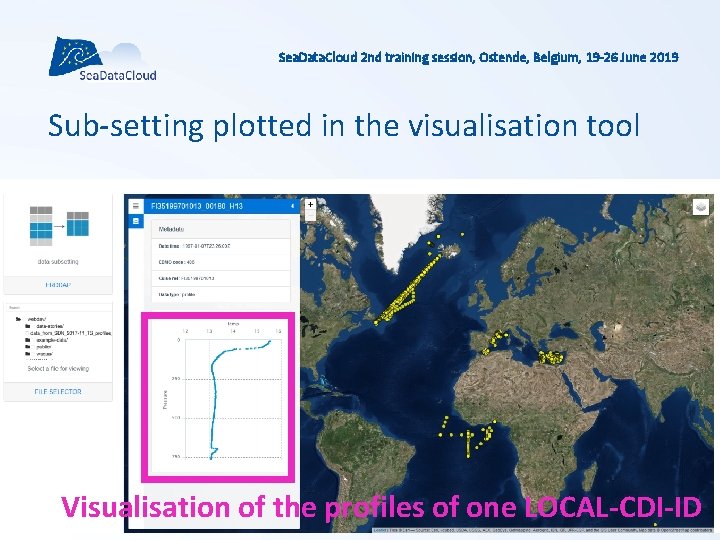 Sea. Data. Cloud 2 nd training session, Ostende, Belgium, 19 -26 June 2019 Sub-setting