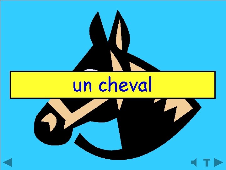 un cheval 