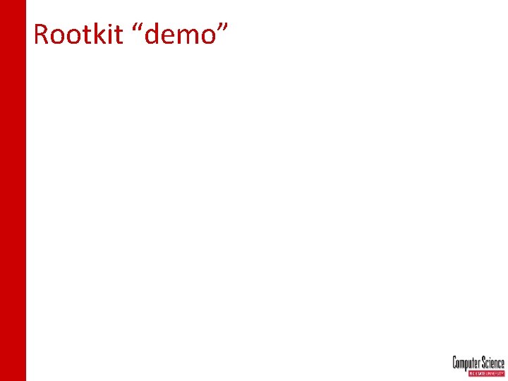 Rootkit “demo” 