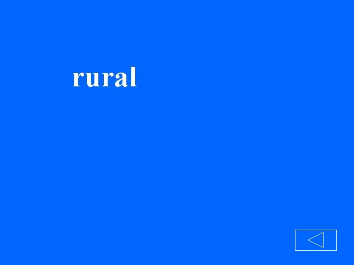 rural 