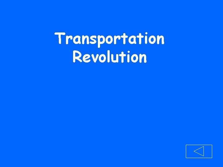 Transportation Revolution 