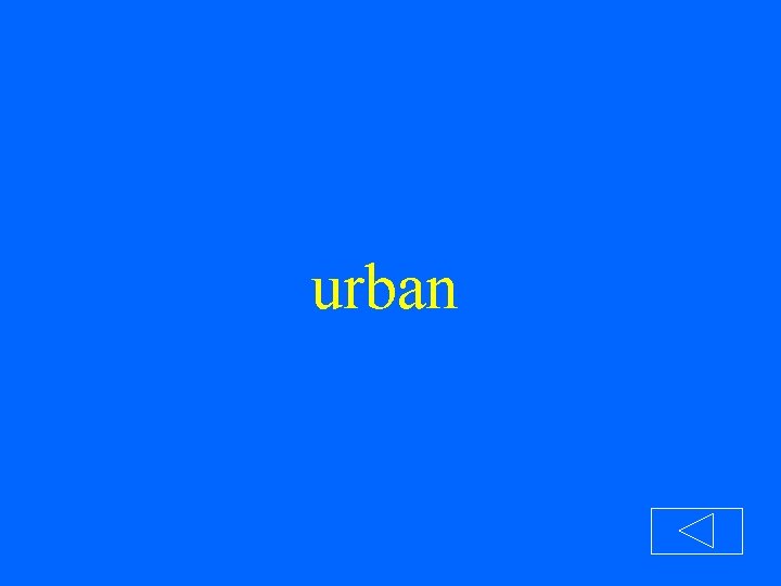 urban 