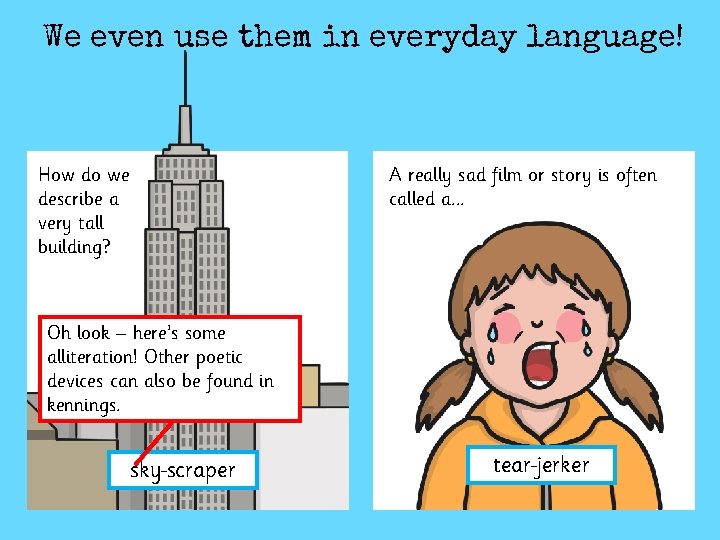 We even use them in everyday language! How do we describe a very tall