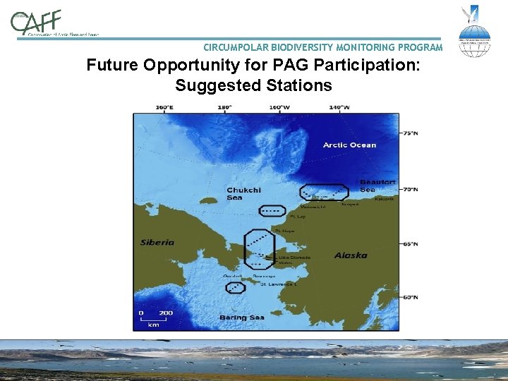 CIRCUMPOLAR BIODIVERSITY MONITORING PROGRAM Future Opportunity for PAG Participation: Suggested Stations 