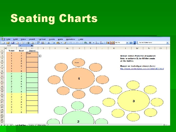 Seating Charts 